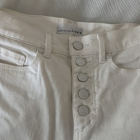Loft White Jeans - Picture 2 of 4